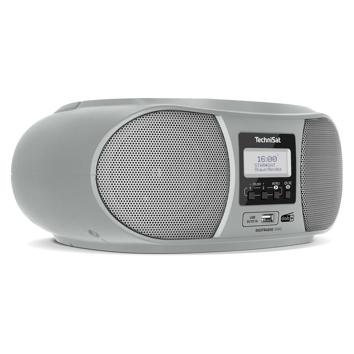 TechniSat DIGITRADIO 1990 - Stereo-Boombox mit DAB+/UKW-Radio und CD-Player (Bluetooth-Audiostreamin