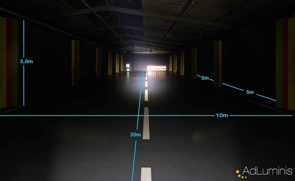 AdLuminis Blackline LED Arbeitsscheinwerfer Einbau 45 Watt 3150 Lumen, Spot, Zusatzscheinwerfer, Arb