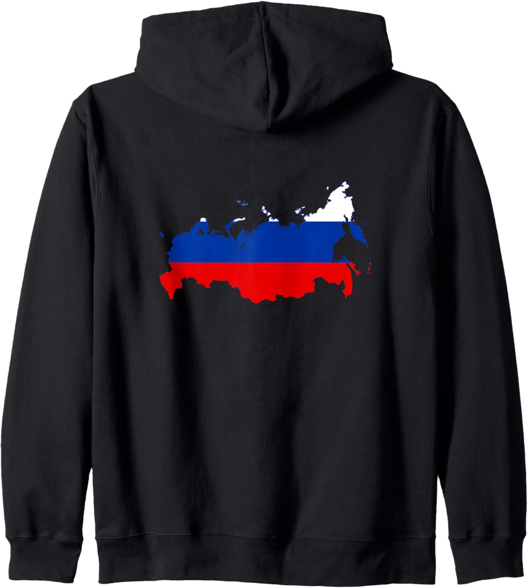 Russland Länderskizze auf Flagge Kapuzenjacke