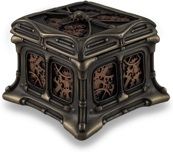 Schmuckkästchen, Steampunk-Schmetterling, bronzefarben