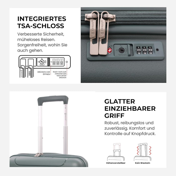 Aerolite Erweiterbar 55x40x20cm auf 55x40x23 cm Lufthansa Eurowings Condor Wizz Air Priorität und me