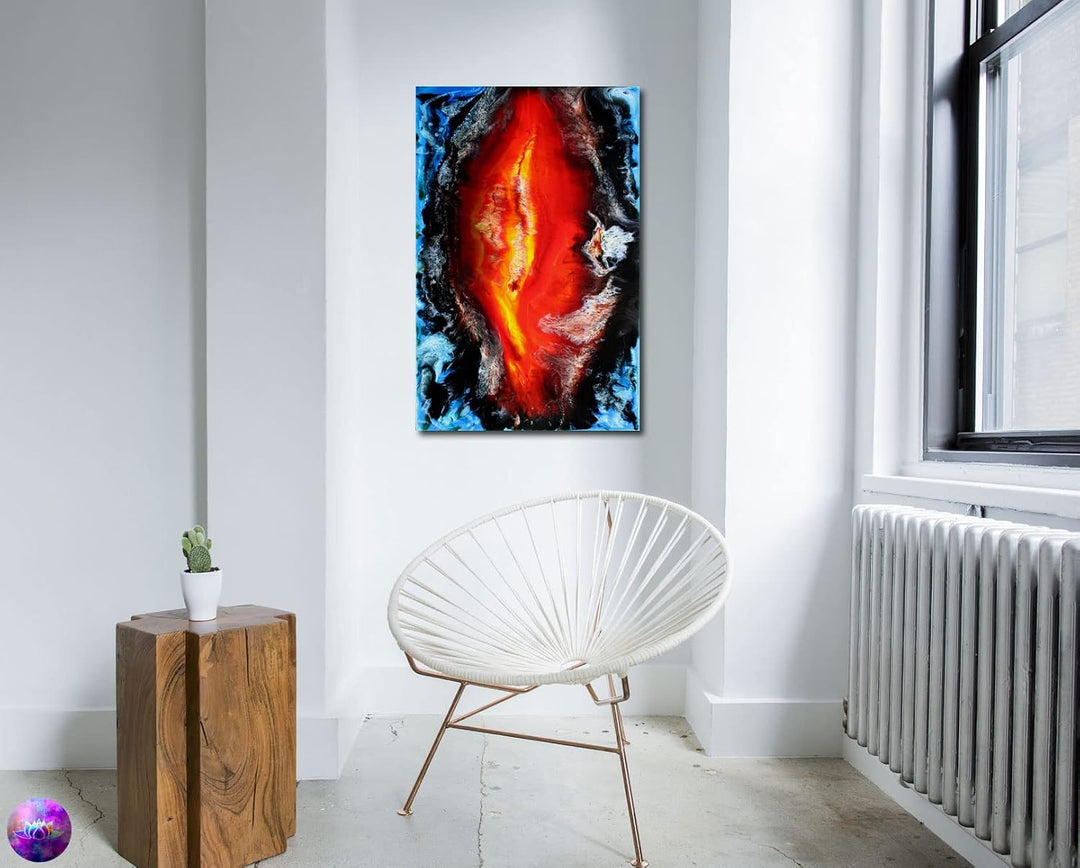 Gemälde Abstrakte Malerei Original - moderne hochglanz Wandbilder XXL - Resin Art Kunst Bild Harz Un