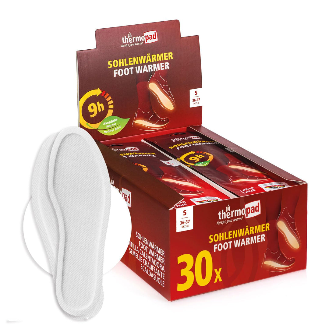 Thermopad Hand- &amp; Fusswärmer Sohlenwärmer S, S (36-39)