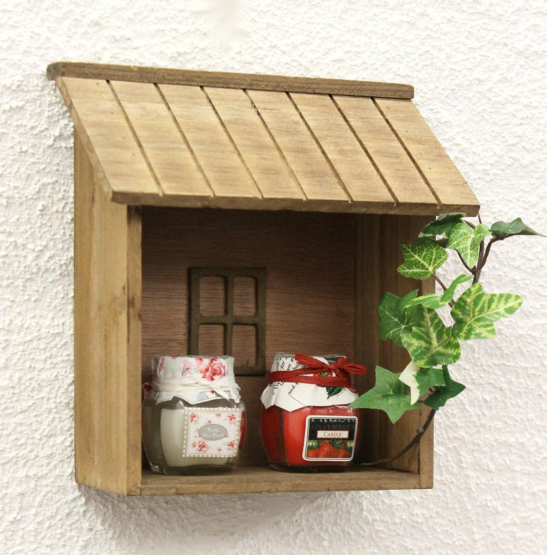 DanDiBo Setzkasten 14B215 Wandregal Shabby H-22 cm Sammlervitrine Küchenregal Regal zum aufhängen