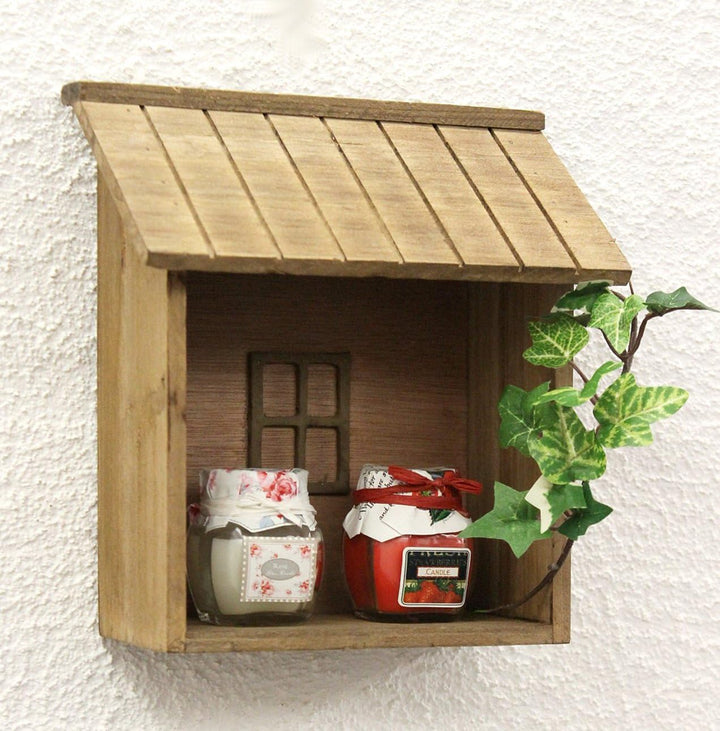 DanDiBo Setzkasten 14B215 Wandregal Shabby H-22 cm Sammlervitrine Küchenregal Regal zum aufhängen