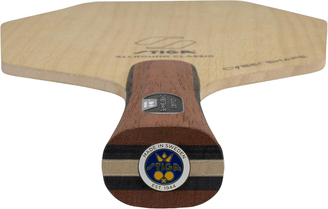 STIGA Allround Classic Cybershape - Offensives 5-Layer Tischtennisholz - Leichtgewichtig mit Präzisi