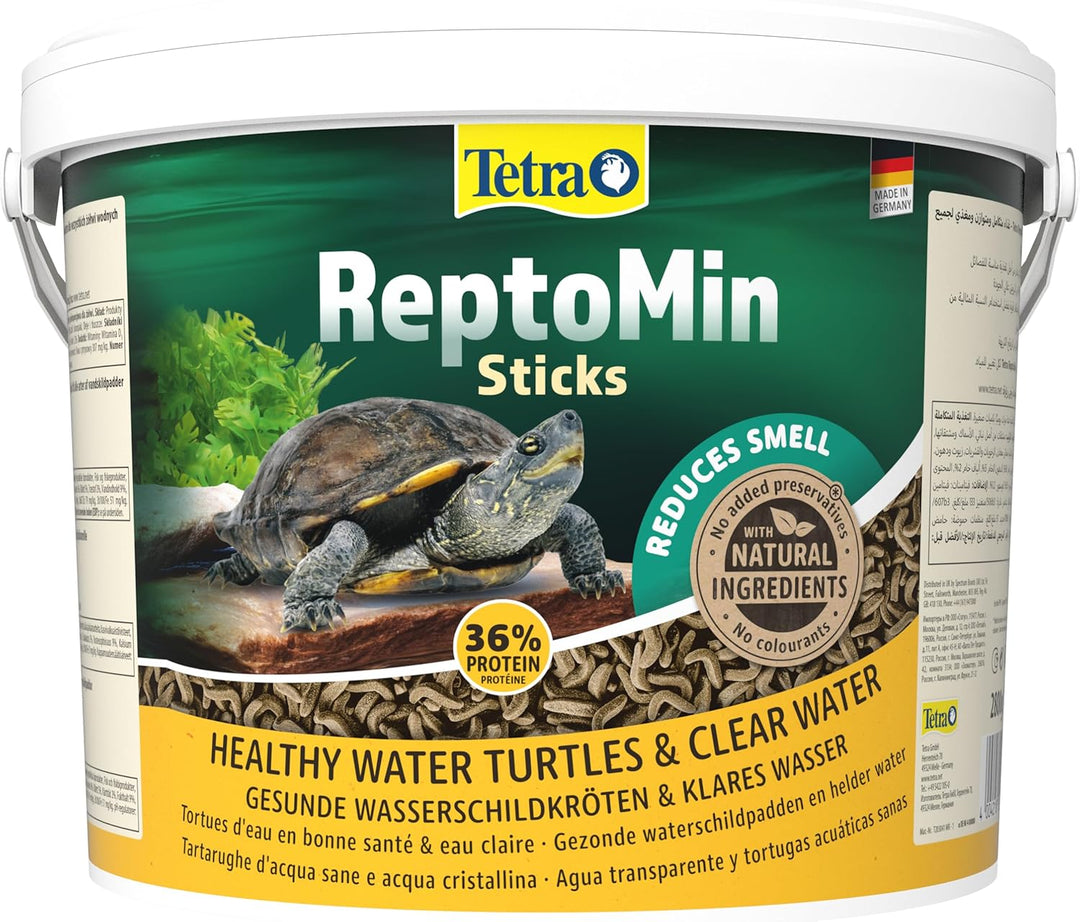 Tetra ReptoMin Sticks Schildkröten-Futter - ausgewogenes Hauptfutter für ausgewachsene Wasserschildk