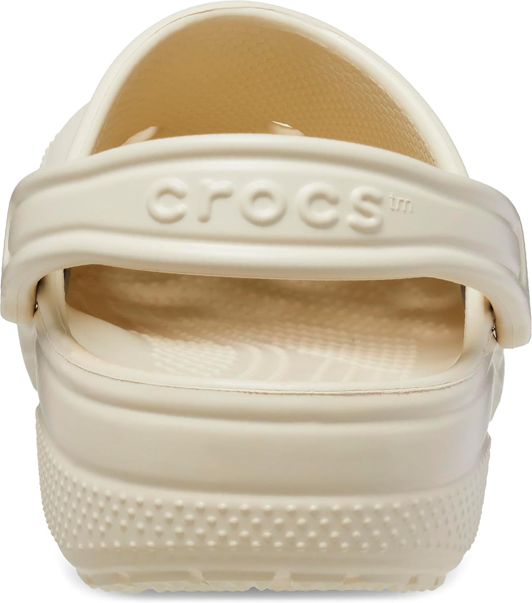 Crocs Unisex Classic Clog 33/34 EU Bone, 33/34 EU Bone