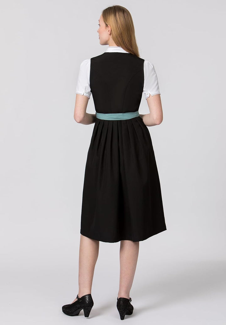 Stockerpoint Damen Schürze Molina Dirndlschürze, Petrol, Regular