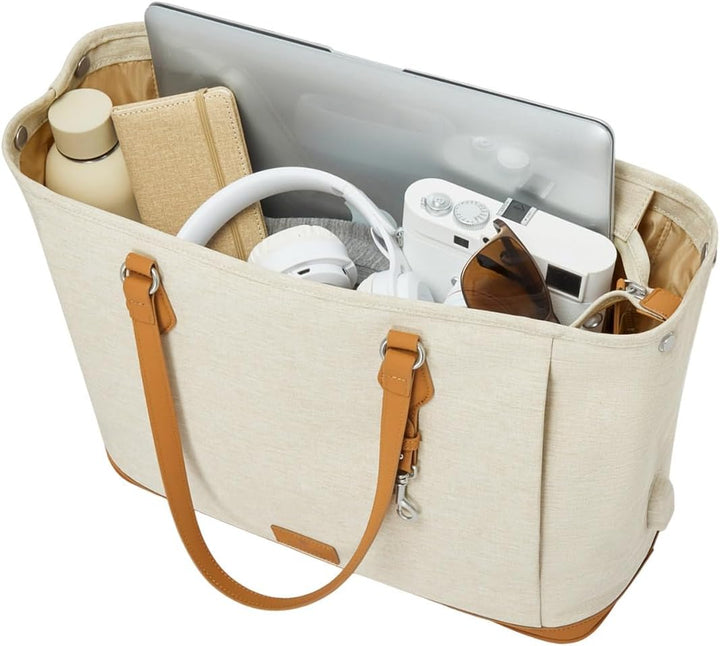 Nordace Nordace Siena Pro Tote Plus Reisetasche Beige, Beige