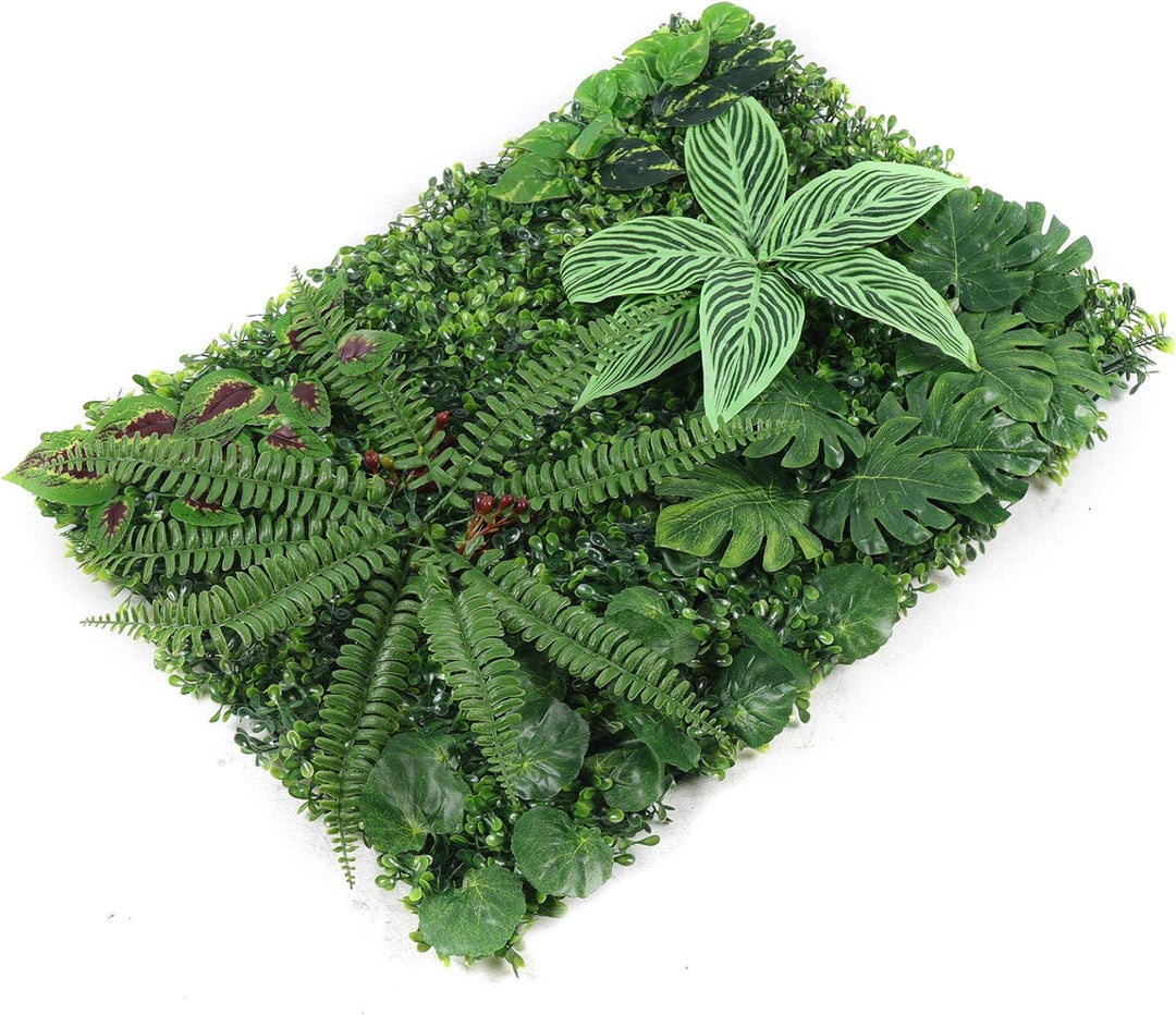 12 Stück Künstlich Hecke Kunstpflanzen Rasen Wand Künstlich Hecke Wand Panels Gartendekor 60 * 40 cm