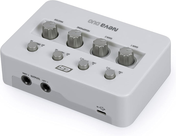 ESI Neva Duo | Professionelles 24-bit / 192 kHz USB Audio Interface, Neva Duo