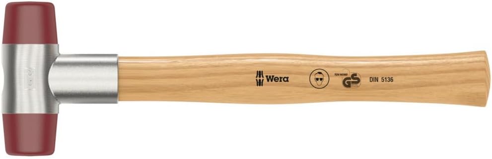 Wera 102 Schonhämmer mit Köpfen aus Uretan, # 3 x 32 mm, Wera 05000515001, # 3