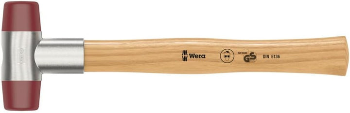 Wera 102 Schonhämmer mit Köpfen aus Uretan, # 3 x 32 mm, Wera 05000515001, # 3