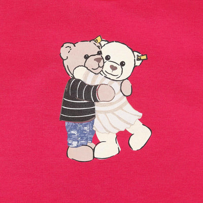 Steiff Baby-Mädchen Year of The Teddybear Sweatshirt 68 Raspberry, 68 Raspberry