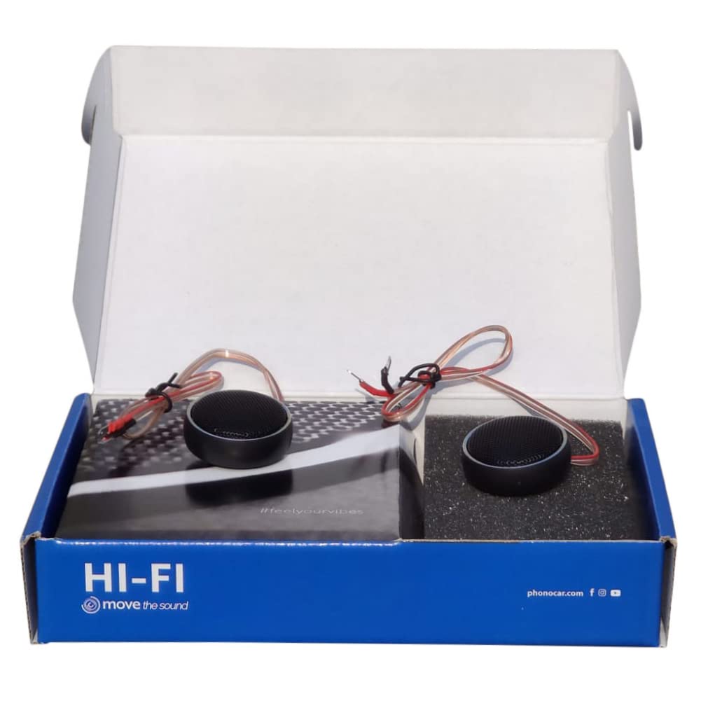2 HOCHTÖNER kompatibel mit PHONOCAR 02419 70 watt rms 140 awtt max von 3,9 cm Durchmesser mit nur 1,