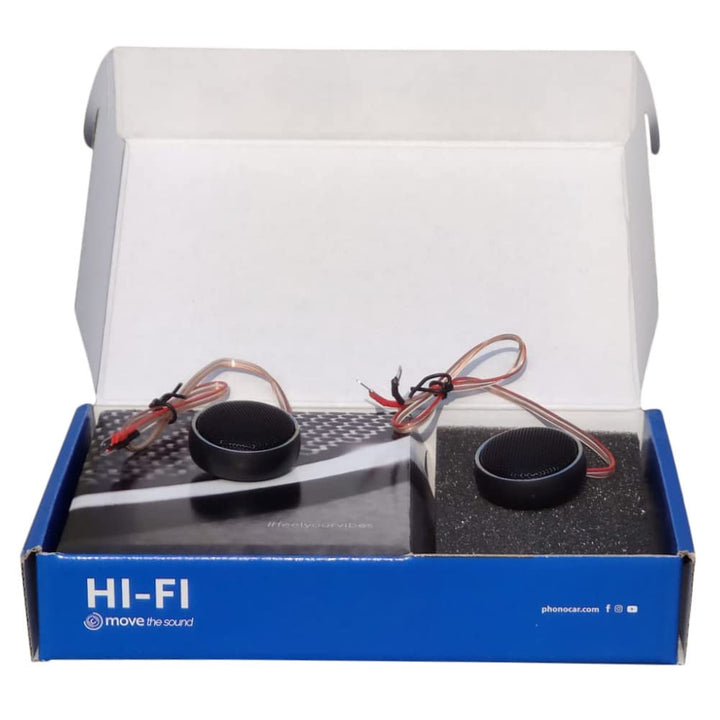 2 HOCHTÖNER kompatibel mit PHONOCAR 02419 70 watt rms 140 awtt max von 3,9 cm Durchmesser mit nur 1,