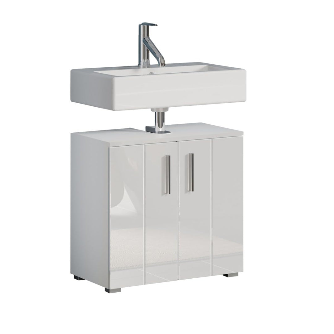 trendteam smart living - Waschbeckenunterschrank Unterschrank - Badezimmer - Wons - Aufbaumass (BxHx