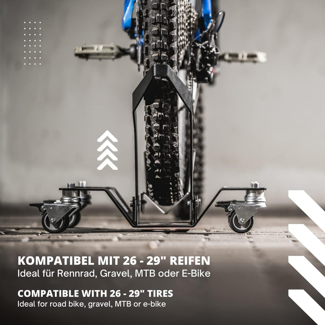 SHREDBROTHERS Fahrradständer E-Bike rollbar Abstellständer Ständer Stabiler Bodenparker MTB Ständer