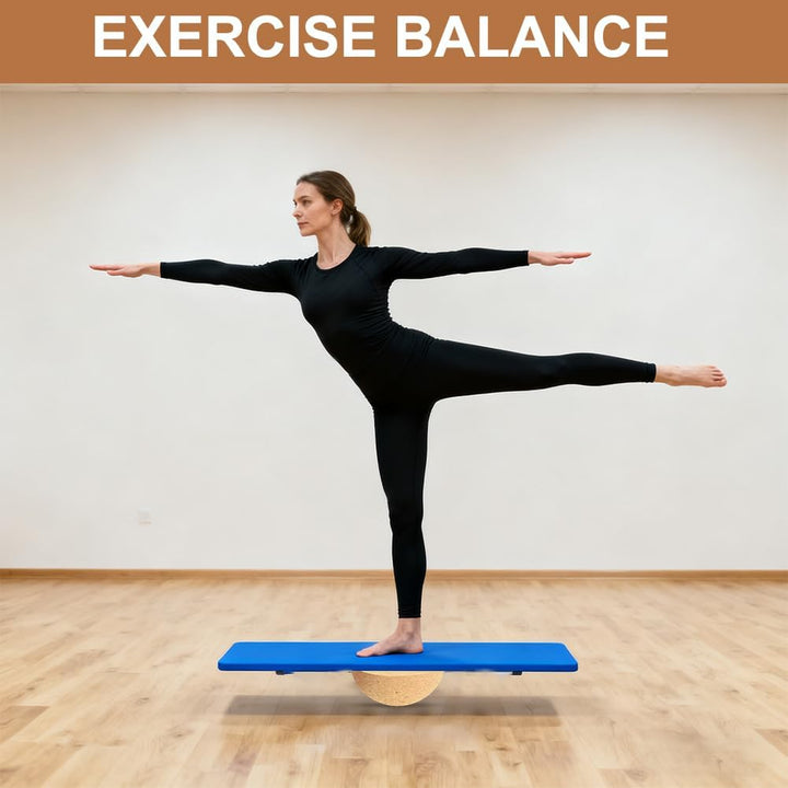 Balance Board Halbkugel, 30cm Durchmesser 10cm Höhe, Gleichgewichtstrainer, Fitness Balance-Board Er