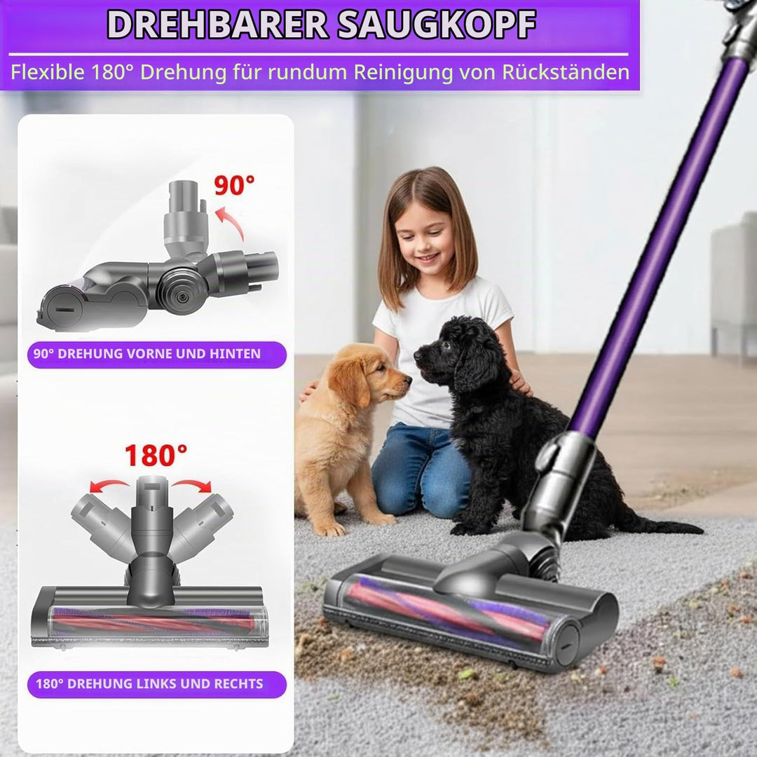 Bürste kompatibel für Dyson V6 DC58 DC59 DC62 DC72 DC74 SV04 SV06 Staubsauger Ersatzteile, Direktant