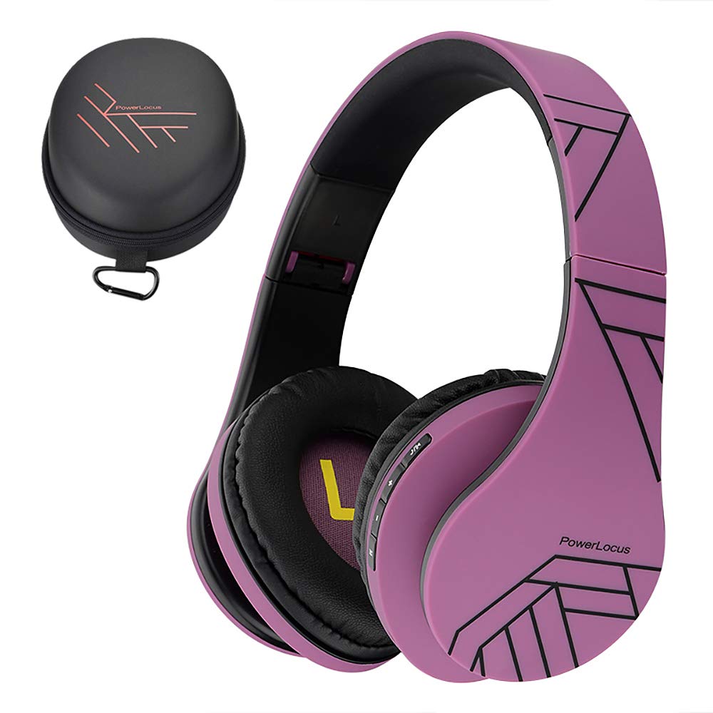 PowerLocus Bluetooth Over-Ear Kopfhörer, Kabellos Stereo Faltbare Kopfhörer Kabellose und Kabel-Kopf