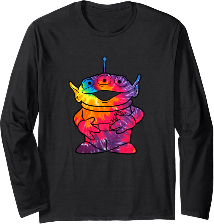 Disney Pixar Toy Story Tie-Dye Alien Portrait Langarmshirt