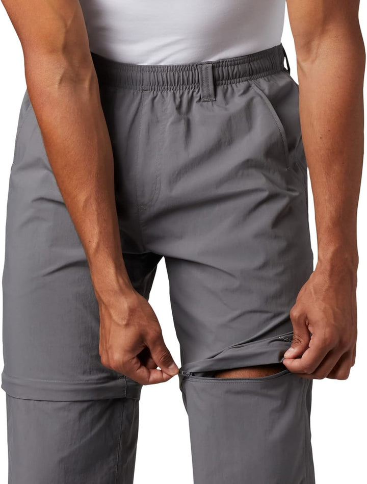 Columbia Herren Backcast Convertible Hose Wanderhose 2X/32" Inseam City Grau, 2X/32" Inseam City Gra