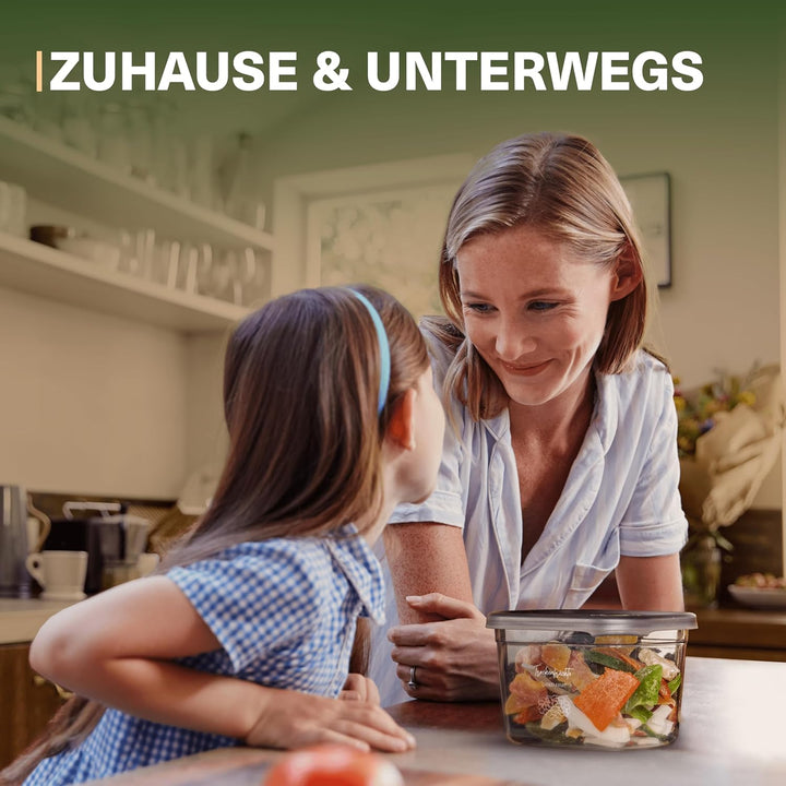 Viwares luftdichte Vorratsdosen mit Deckel | 15er Vorratsbehälter Set | BPA-FREI | Zur Müsli Mehl un