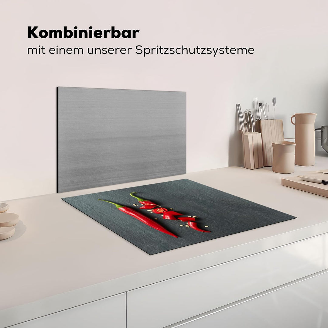 KitchenYeah© Herdabdeckplatte Einteilig Induktionsmatte Küche Abdeckung Ceranfeld Herd Abdeckplatte