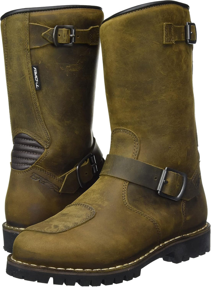 TCX Herren Motorcycle Boot 40 EU Vintage Marron, 40 EU Vintage Marron