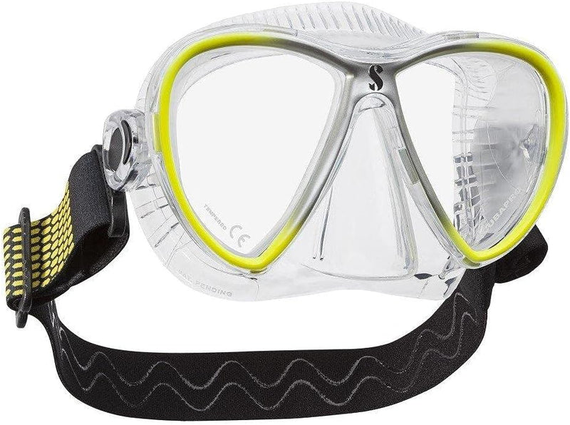 Scubapro Synergy Twin Trufit Scuba Diving Mask schwarz/silber (BLK/SILVER MIRROR), schwarz/silber (B