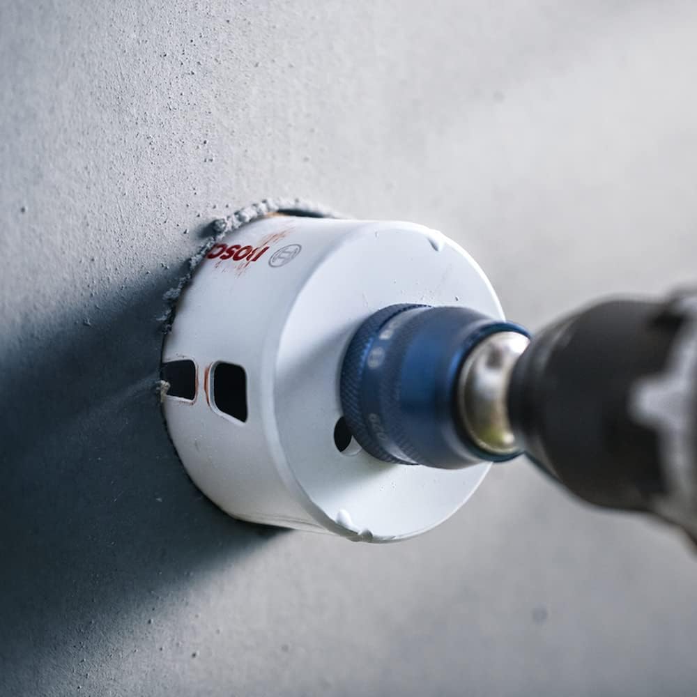Bosch Professional Lochsäge Progressor for Wood & Metal (Holz und Metal, Ø 108 mm, Zubehör Bohrmasch