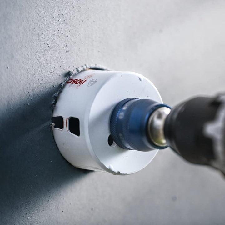 Bosch Professional Lochsäge Progressor for Wood & Metal (Holz und Metal, Ø 108 mm, Zubehör Bohrmasch