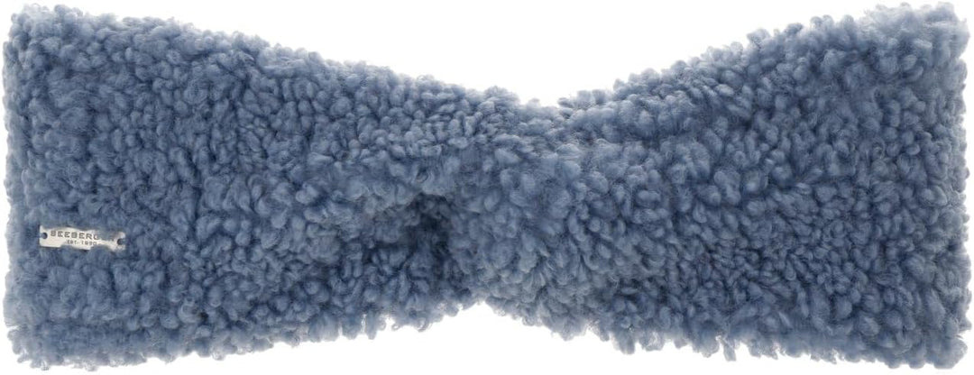 Seeberger Teddy Fur Stirnband Headband Ohrenschutz Ohrenwärmer 1 stück (1er Pack) Blau, 1 stück (1er