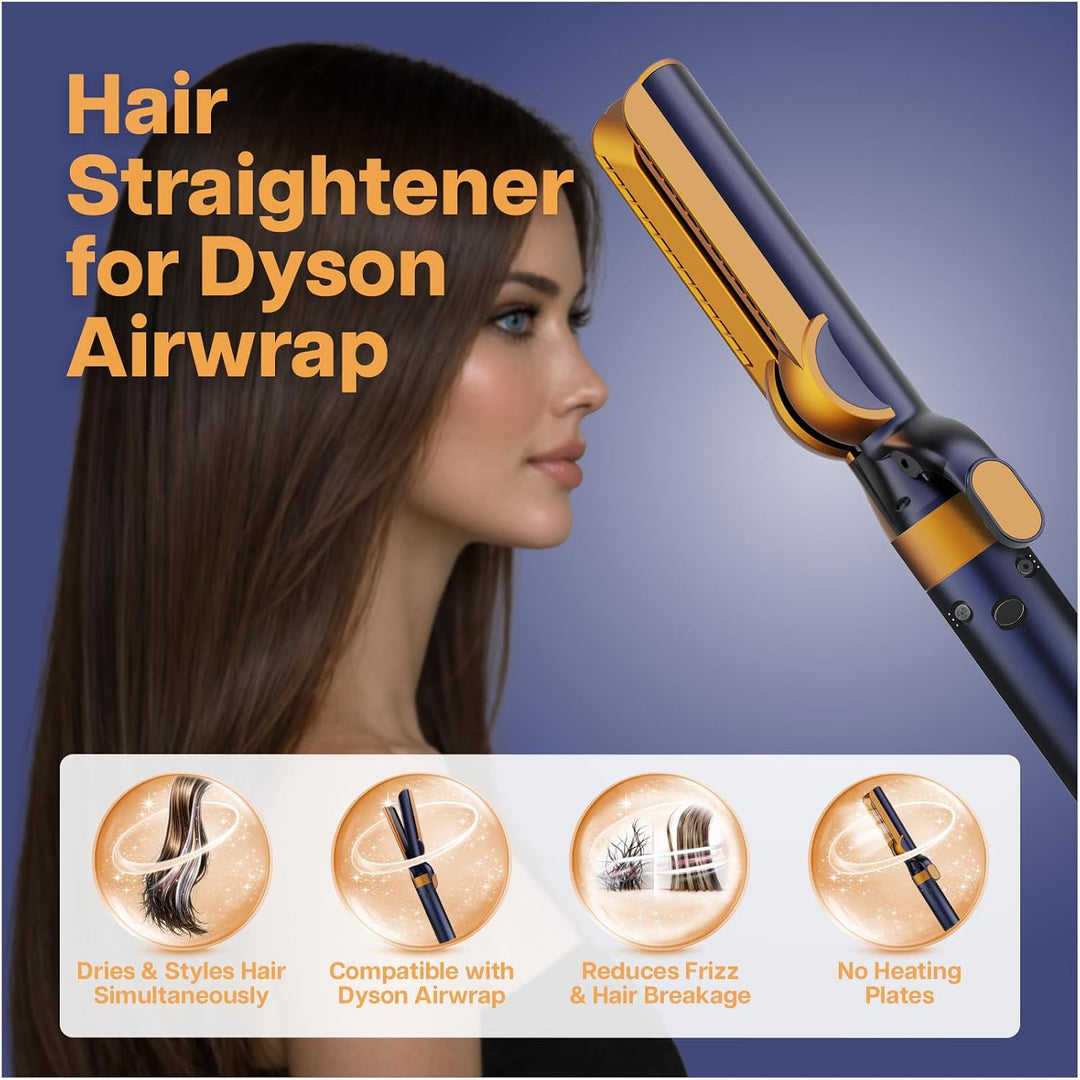 Haarglätter Aufsatz für Dyson Airwrap von MMOBIEL – Kompatibel mit HS01, HS05 &amp; HS08 – Airflow Haarg
