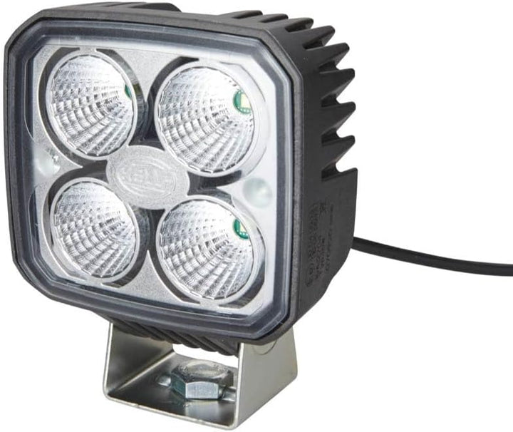 HELLA - LED-Arbeitsscheinwerfer - Q90 compact - 12/24V - 1200lm - geschraubt/Anbau - schwenkbarer Mo