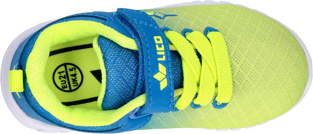 Lico Kinder Skip Vs Sneaker 22 EU Lemon Blau, 22 EU Lemon Blau