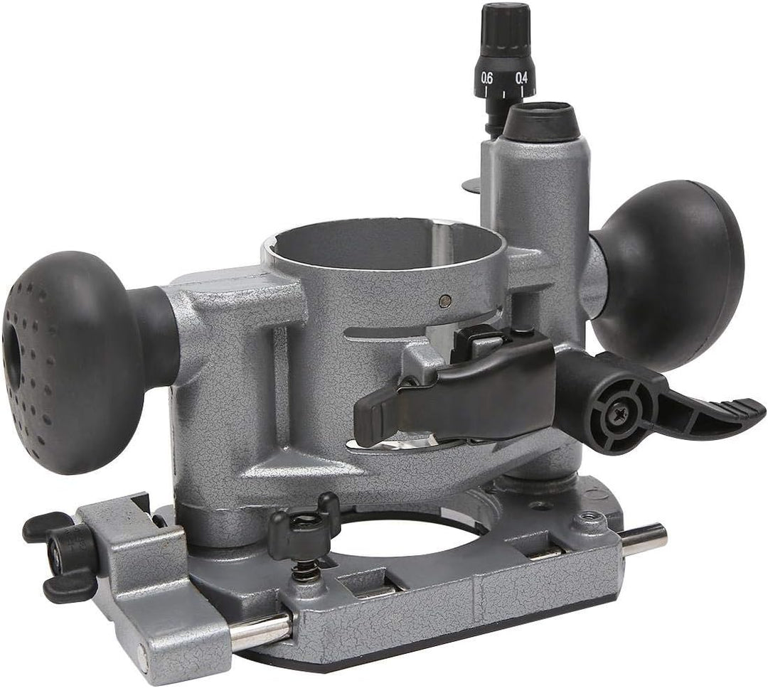 KATSU Schnurloser Holz Oberfräse Kantenfräse Set 18V mit 3 Basen + 3 Spannzangen 6mm, 8mm und 10mm +