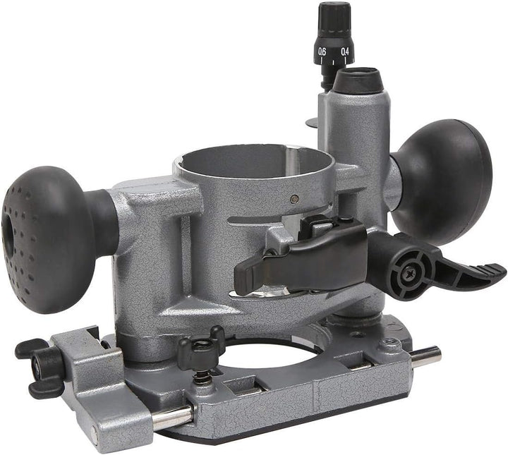 KATSU Schnurloser Holz Oberfräse Kantenfräse Set 18V mit 3 Basen + 3 Spannzangen 6mm, 8mm und 10mm +