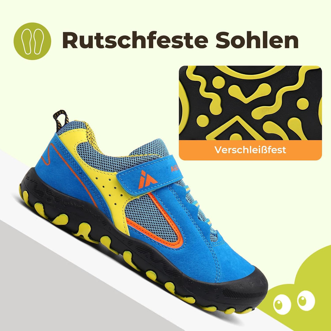 Mishansha Unisex-Kinder Turnschuhe Trekkingschuhe Mädchen Wanderschuhe Outdoor Sportschuhe 24-38 28