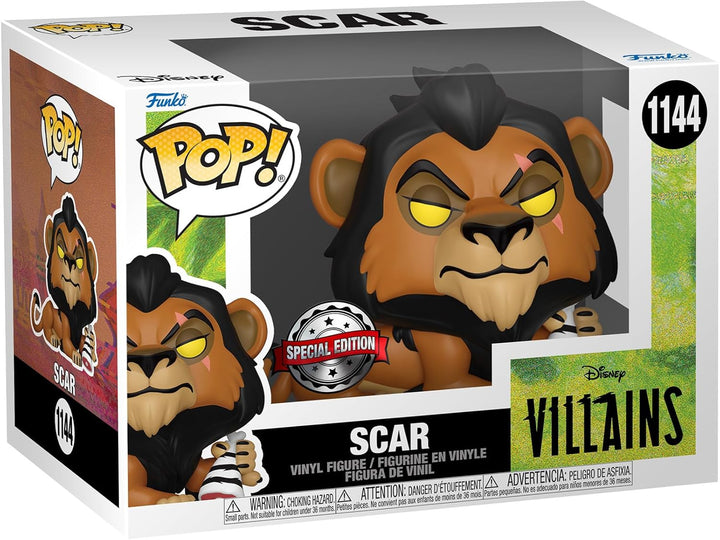 Funko Pop! Disney Villains: Lion King - Scar (with Meat) (Specialty Series Limited Edition) #1144 Vi