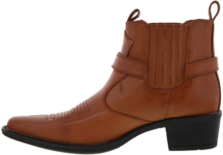 Cowboystiefel von Us Brass, in Hellbraun, Braun und Schwarz, Schwarz - schwarz - Grösse: 46.5 EU