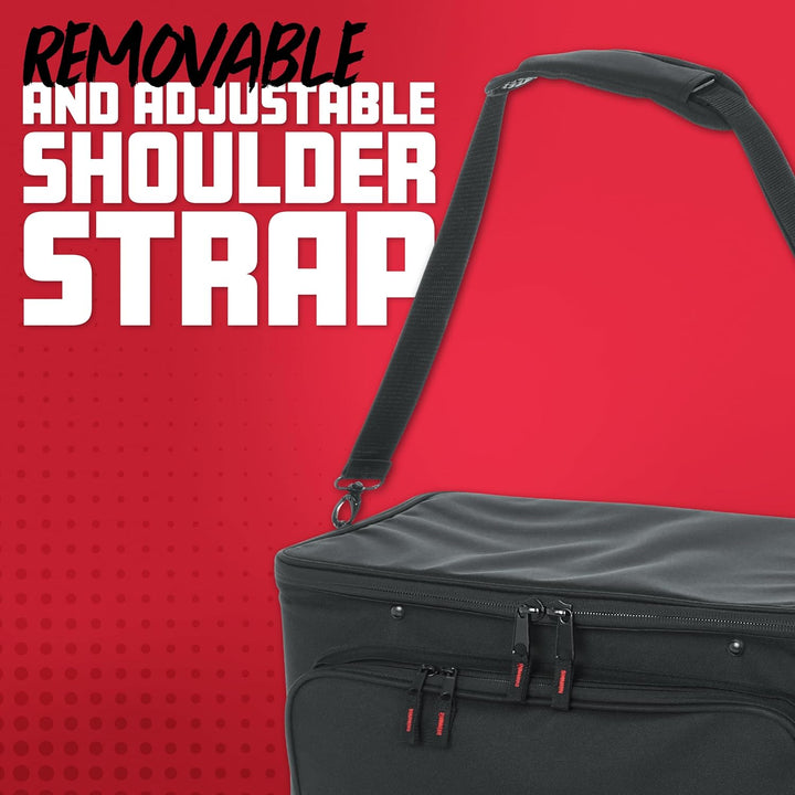 Gator GR-RACKBAG-4U Leichte Gepäckträgertasche mit Aluminiumrahmen und PE-Verstärkung 4U Rack Space,