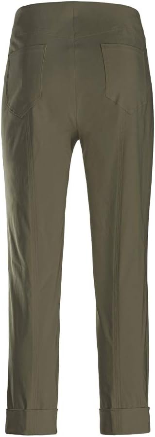 Stehmann Igor-680, Sportive 7/8 Damenhose mit Gesaesstaschen 34 Vetiver, 34 Vetiver