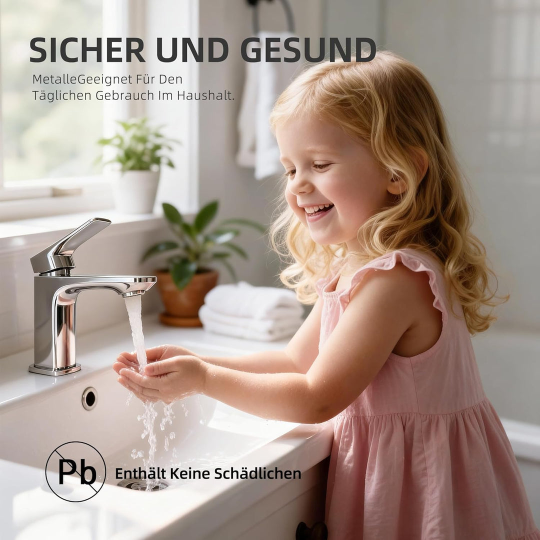 BELZ Waschtischarmaturen Mischbatterie, Moderne Badezimmer Spültischarmatur, Einhebelmischer für Was