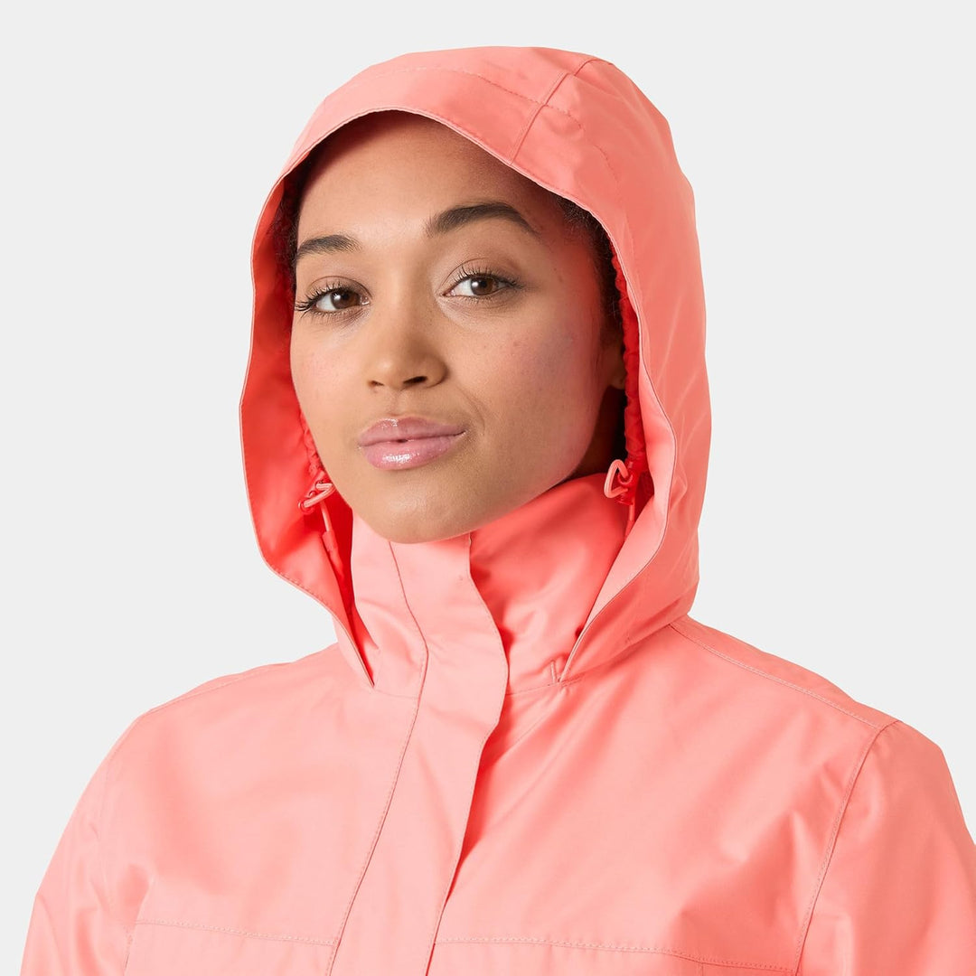 Helly Hansen Damen Aden Regenjacke L Coral Almond, L Coral Almond