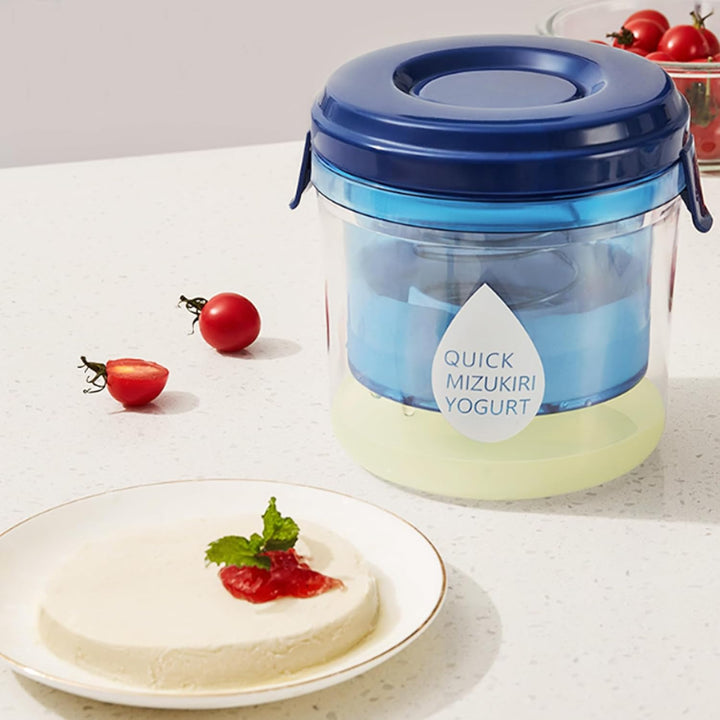 Griechischer Joghurt, griechischer Joghurthersteller mit feinem Mesh Pressentyp wiederverwendbares w