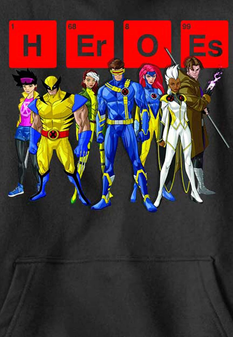 Marvel Jungen Klassisch Mutant Heroes Hoodie, Schwarz, XL