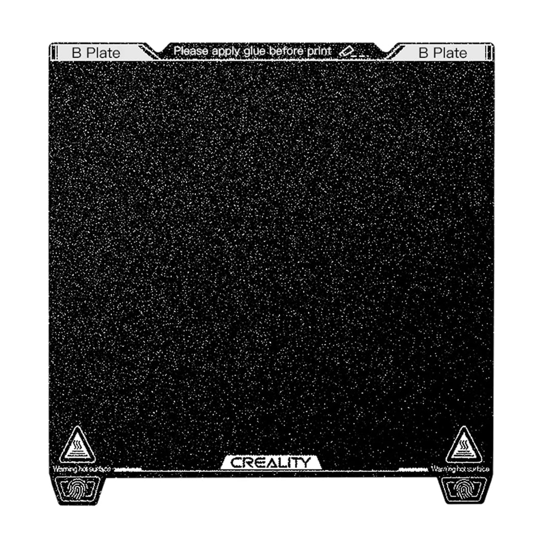 Creality K1 Max PEI Bauplatten Kit, Flexible Federstahlplattform mit PEI Beschichtungsoberfläche und